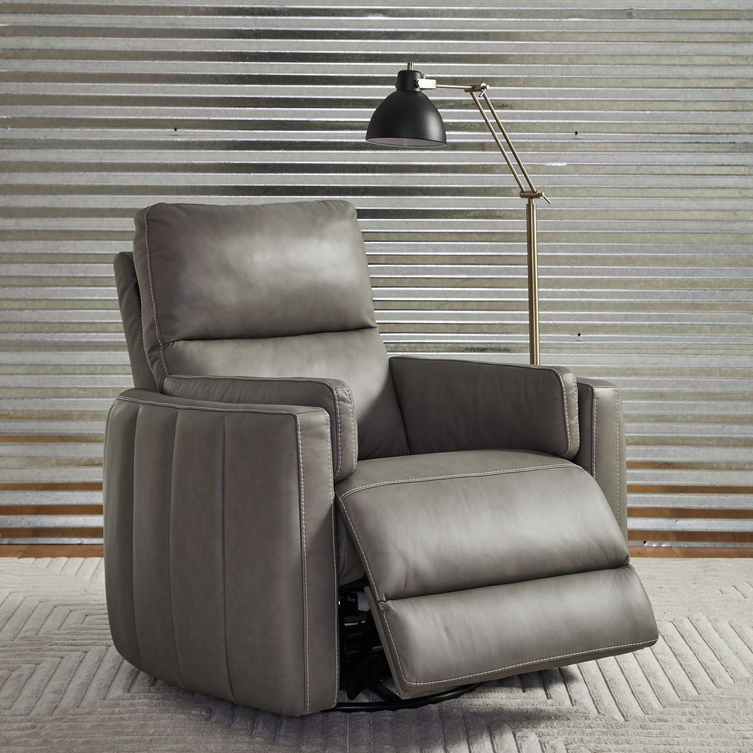 Reilly Triple Power Swivel Glide Recliner