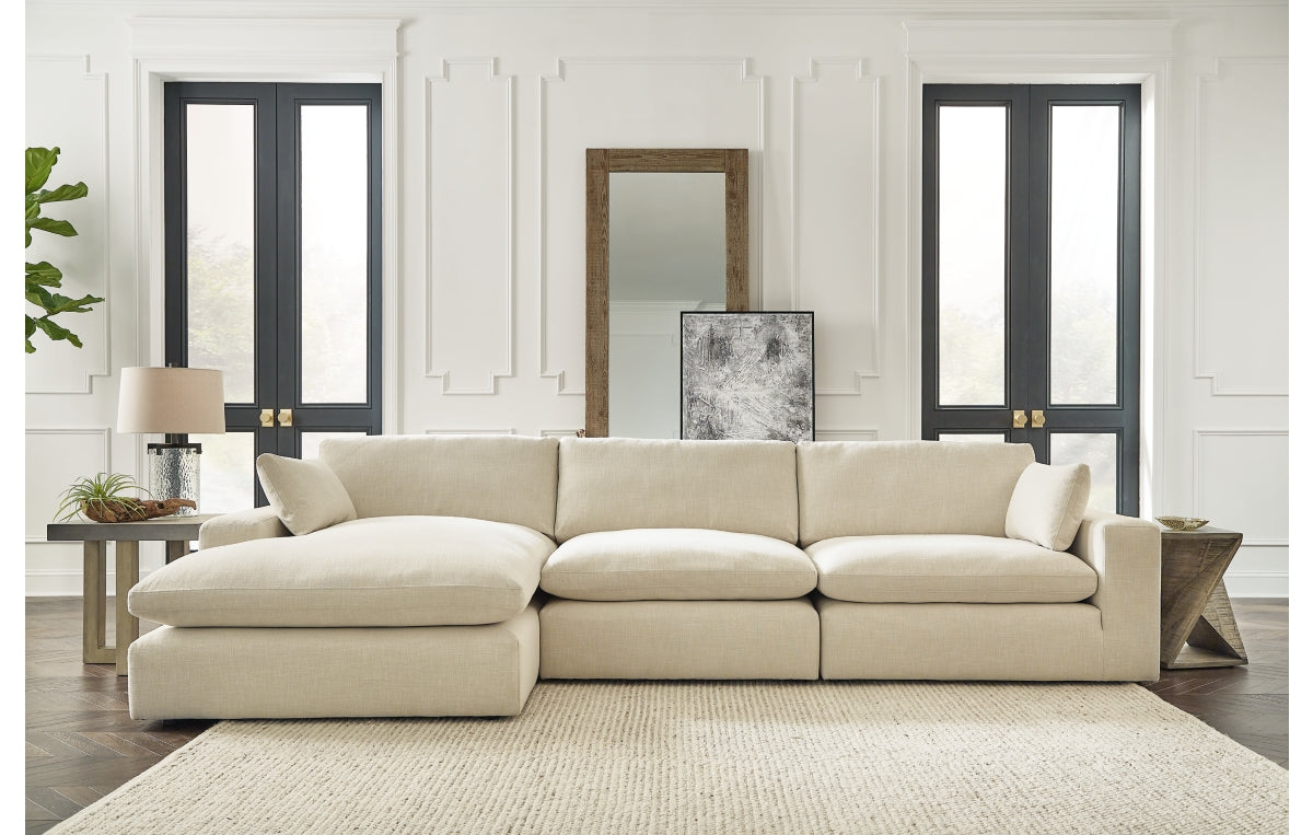 Elyza 3-Piece Sectional with Chaise