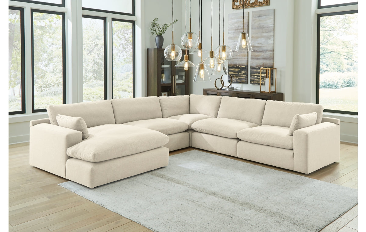 Elyza 5-Piece Sectional with Chaise