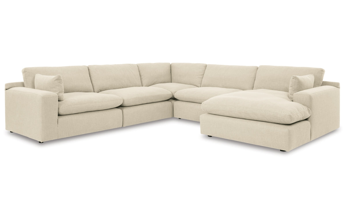 Elyza 5-Piece Sectional with Chaise