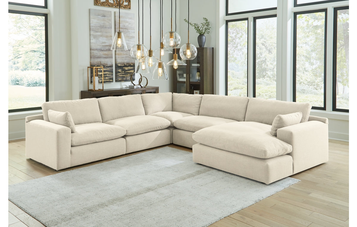 Elyza 5-Piece Sectional with Chaise