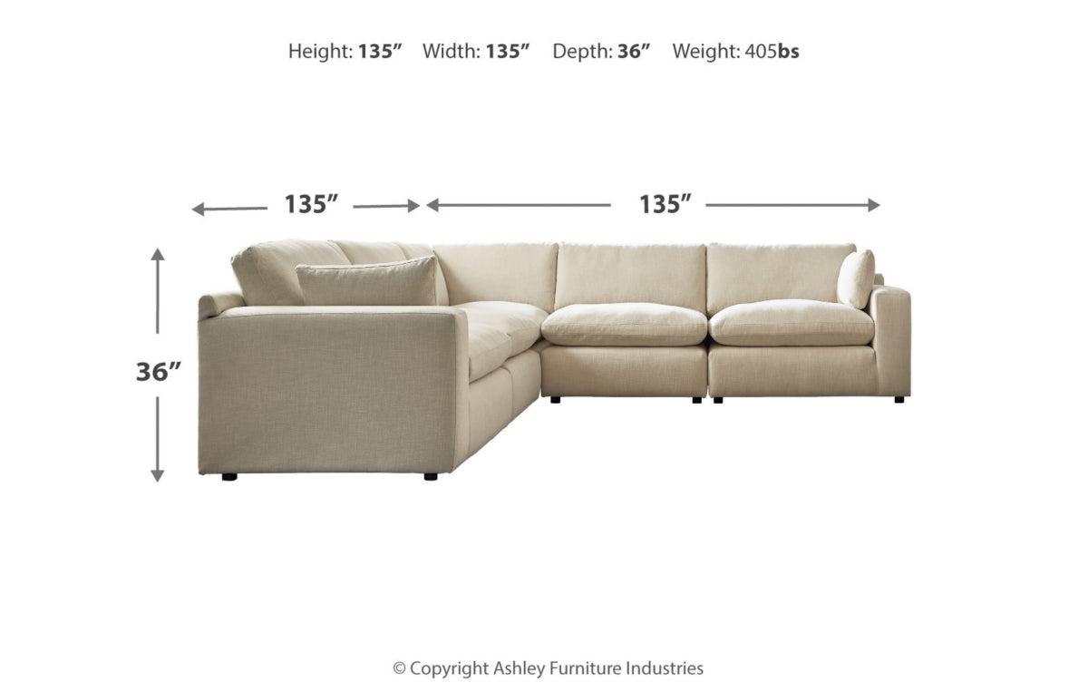 Elyza 5-Piece Sectional