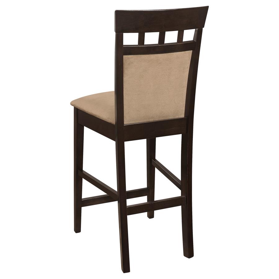 Gabriel 5-Piece Upholstered-Back Counter Height Dining Set Cappuccino