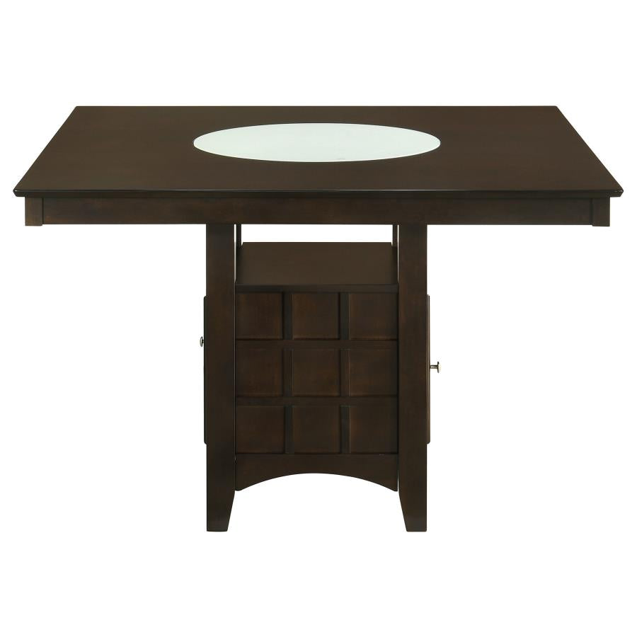 Gabriel 7-Piece Upholstered-Back Counter Height Dining Set Cappuccino