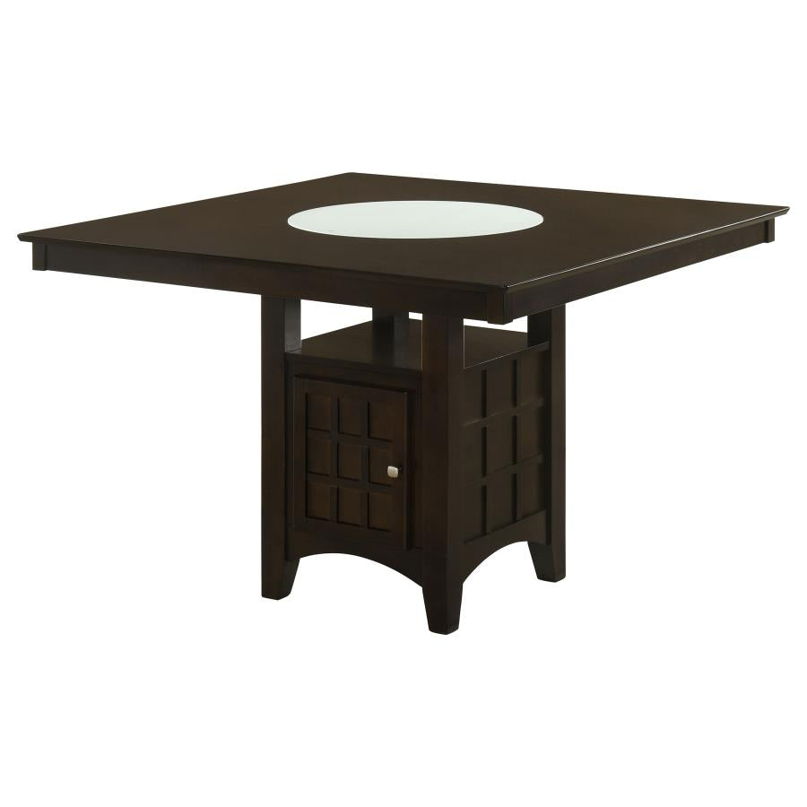 Gabriel 9-Piece Upholstered-Back Counter Height Dining Set Cappuccino