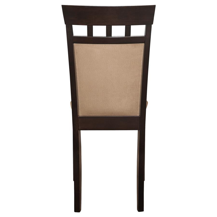 Gabriel Beige Upholstered-Back Dining Side Chair Cappuccino (Set of 2)