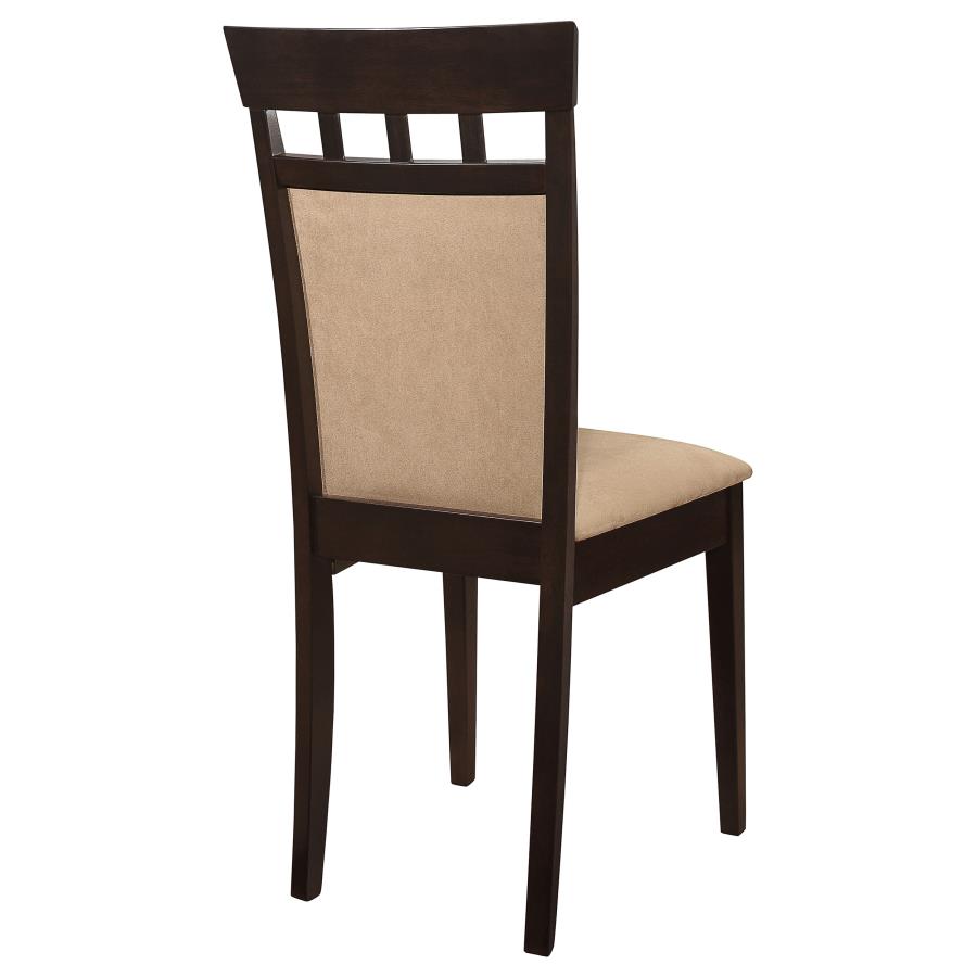 Gabriel Beige Upholstered-Back Dining Side Chair Cappuccino (Set of 2)