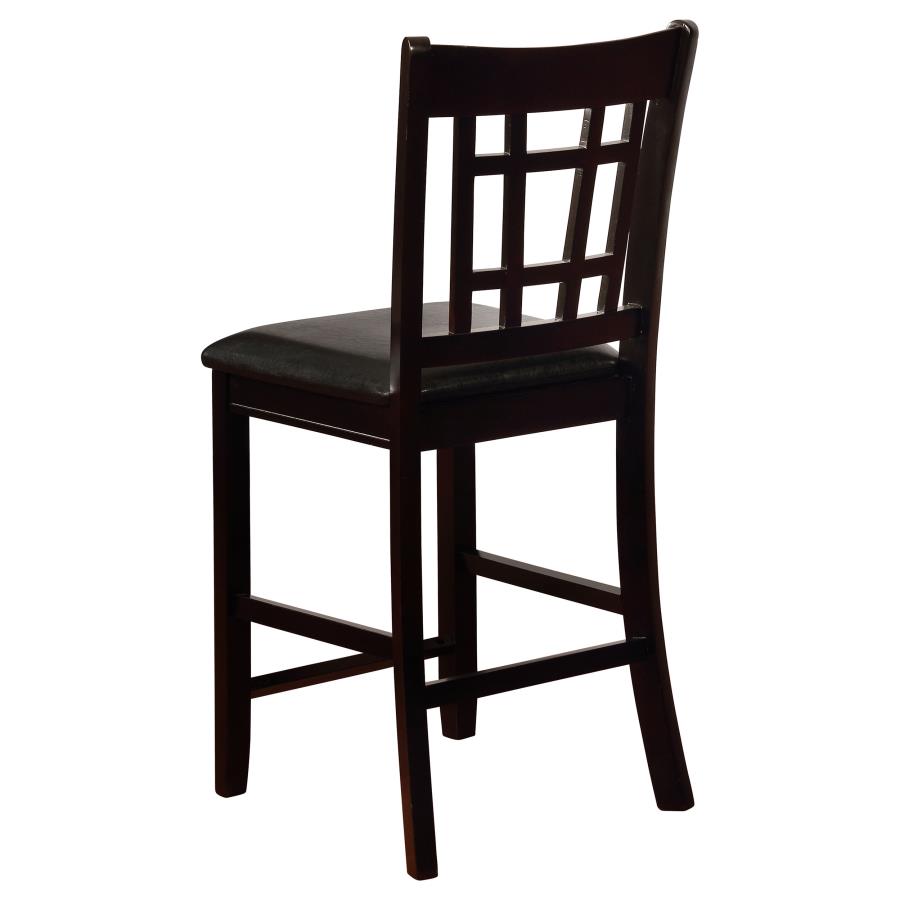 Lavon 5-piece Oval Counter Height Extension Dining Set Espresso