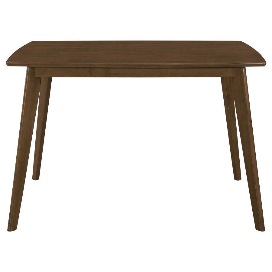 Kersey 5-piece Rectangular Dining Table Set Chestnut