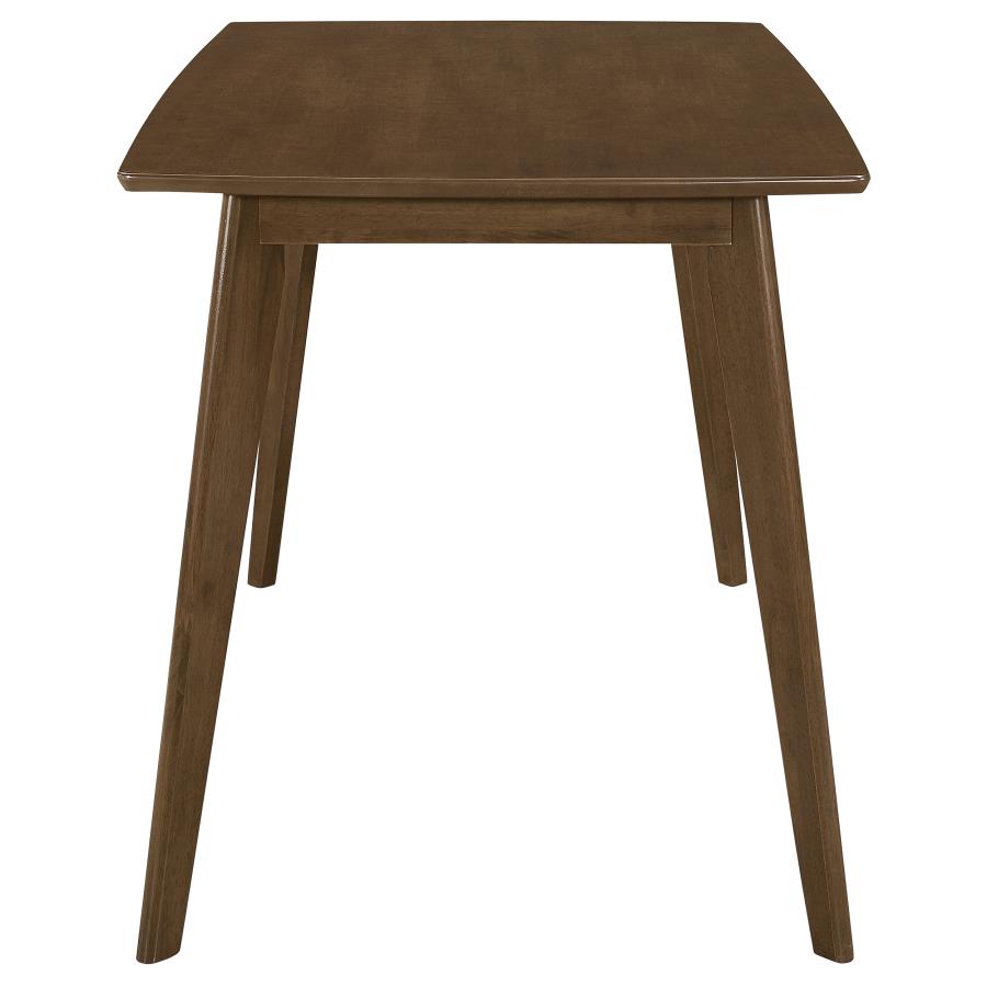 Kersey 5-piece Rectangular Dining Table Set Chestnut