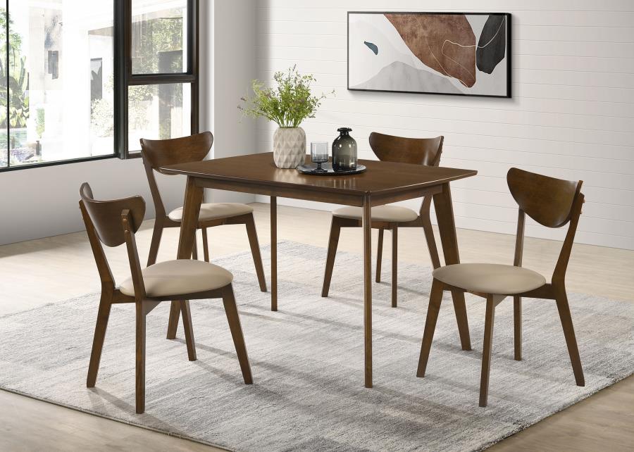 Kersey Wood Dining Side Chair Chestnut (Set of 2)