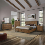 Twin Lakes Queen Storage Bed, Dresser & Mirror, Chest, Nightstand