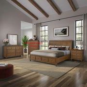 Twin Lakes Queen Storage Bed, Dresser & Mirror, Nightstand