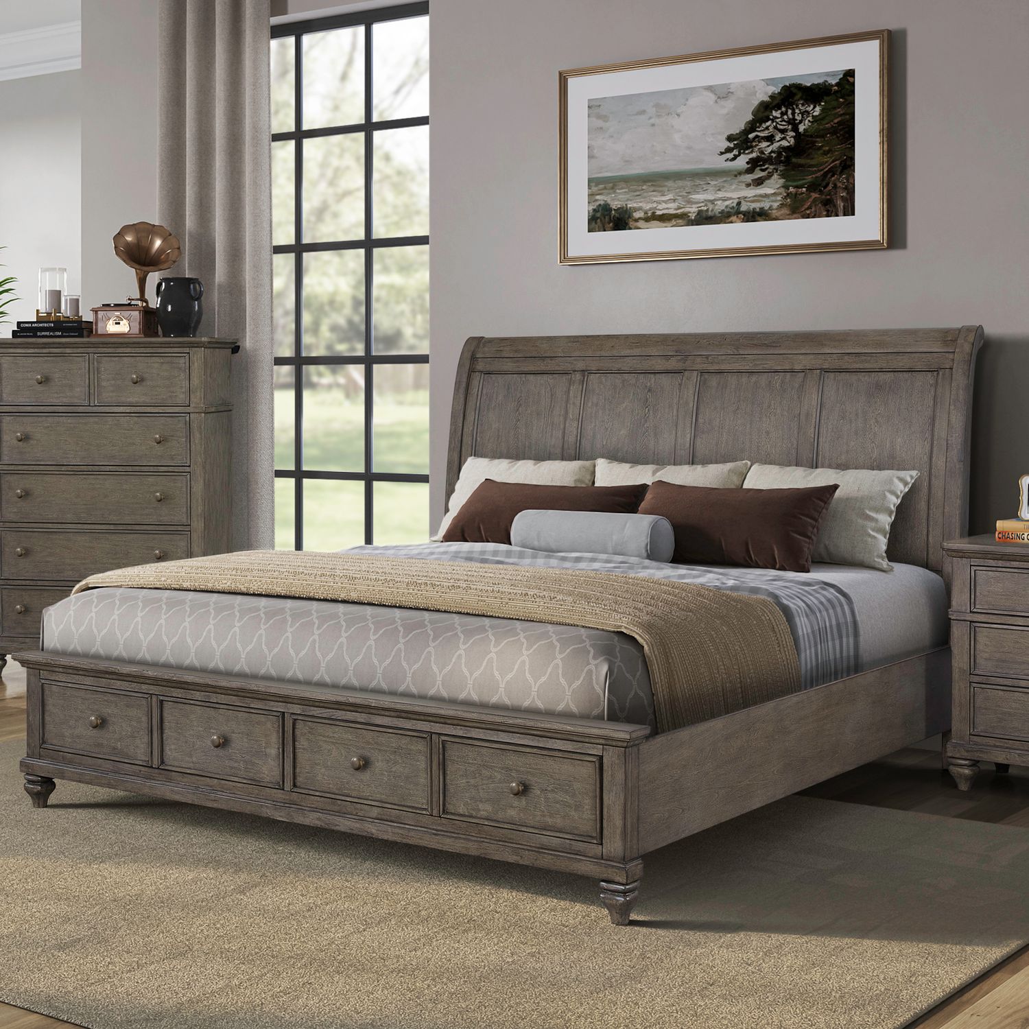 Twin Lakes King Storage Bed