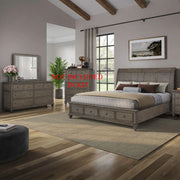Twin Lakes King Storage Bed, Dresser & Mirror