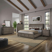 Twin Lakes Queen Storage Bed, Dresser & Mirror, Chest, Nightstand
