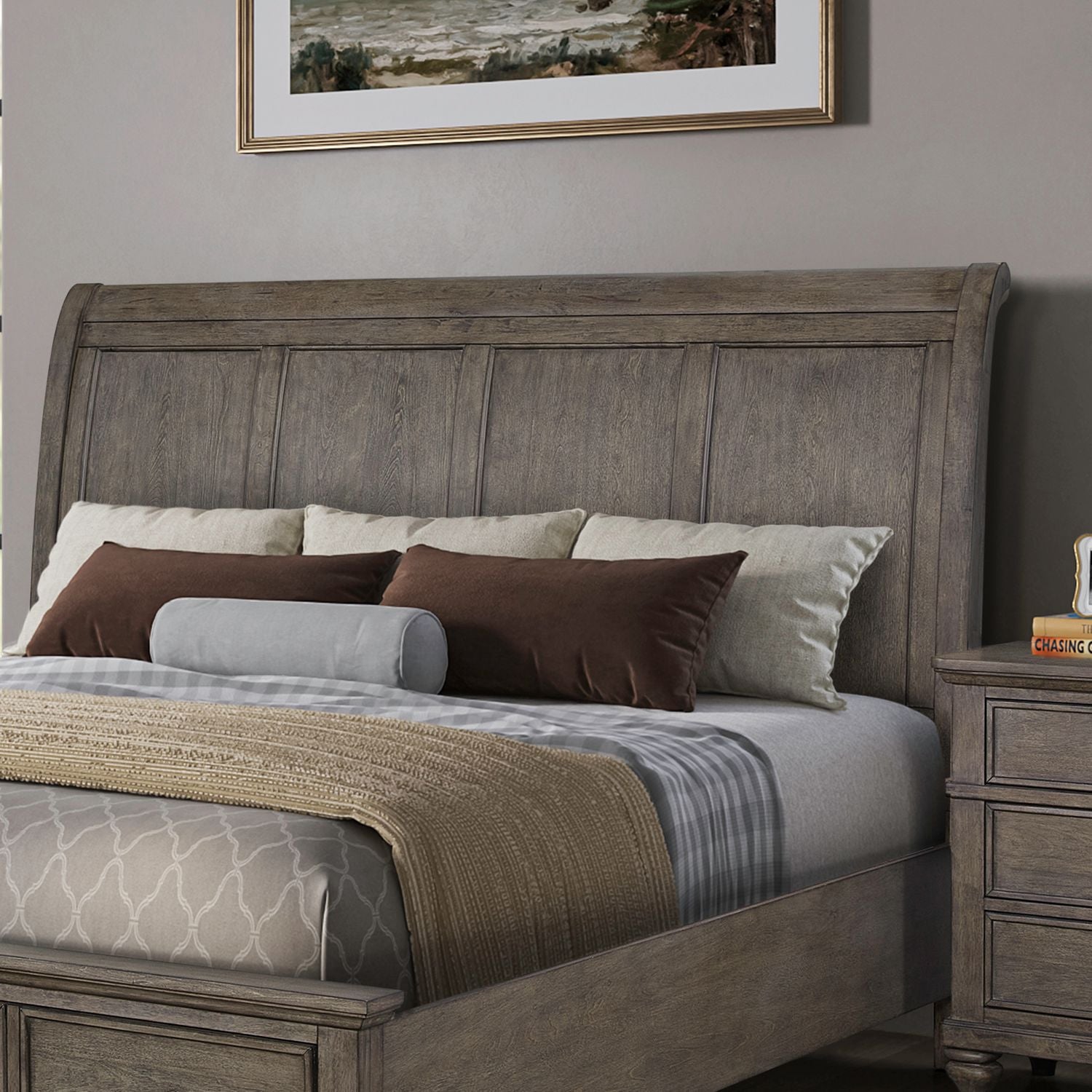 Twin Lakes King Sleigh Headboard