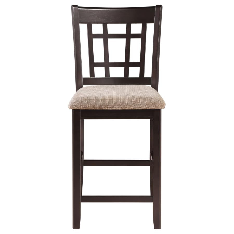 Lavon 5-piece Oval Counter Height Extension Dining Set Light Chestnut