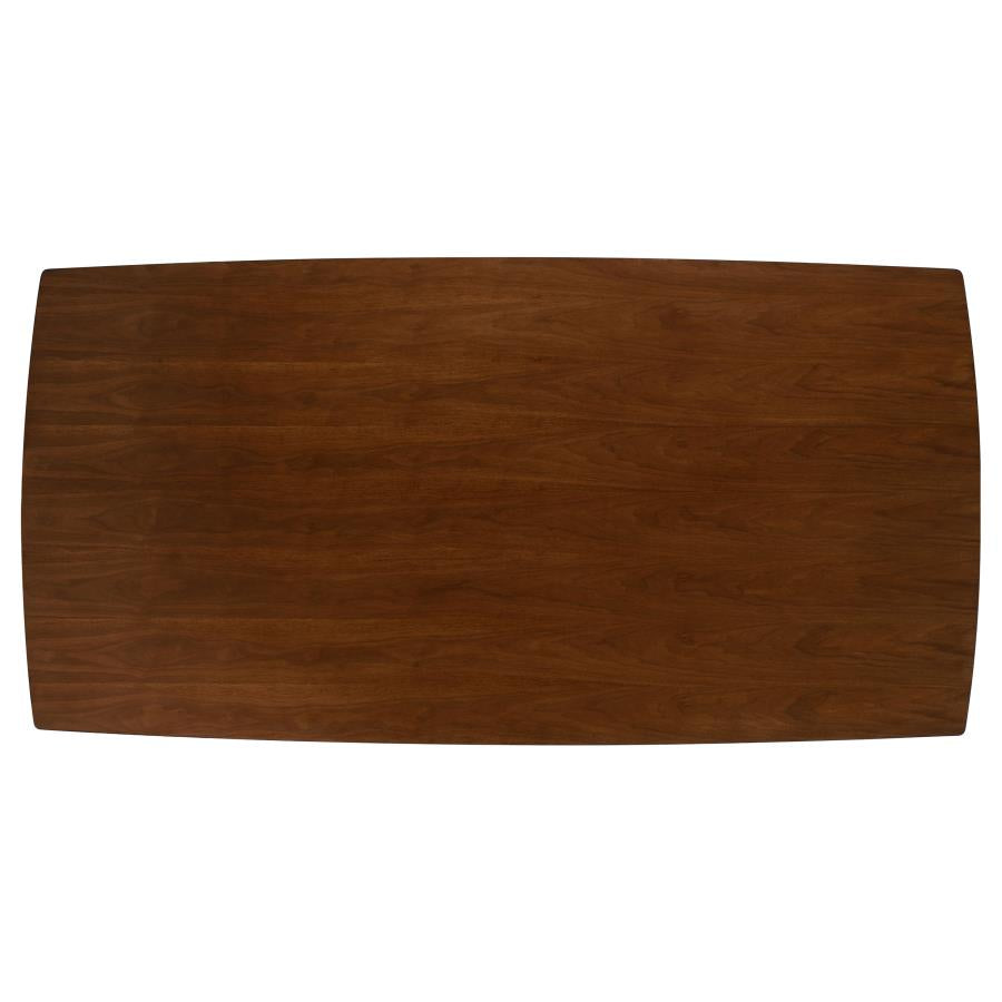 Malone 5-piece Rectangular Dining Table Set Dark Walnut