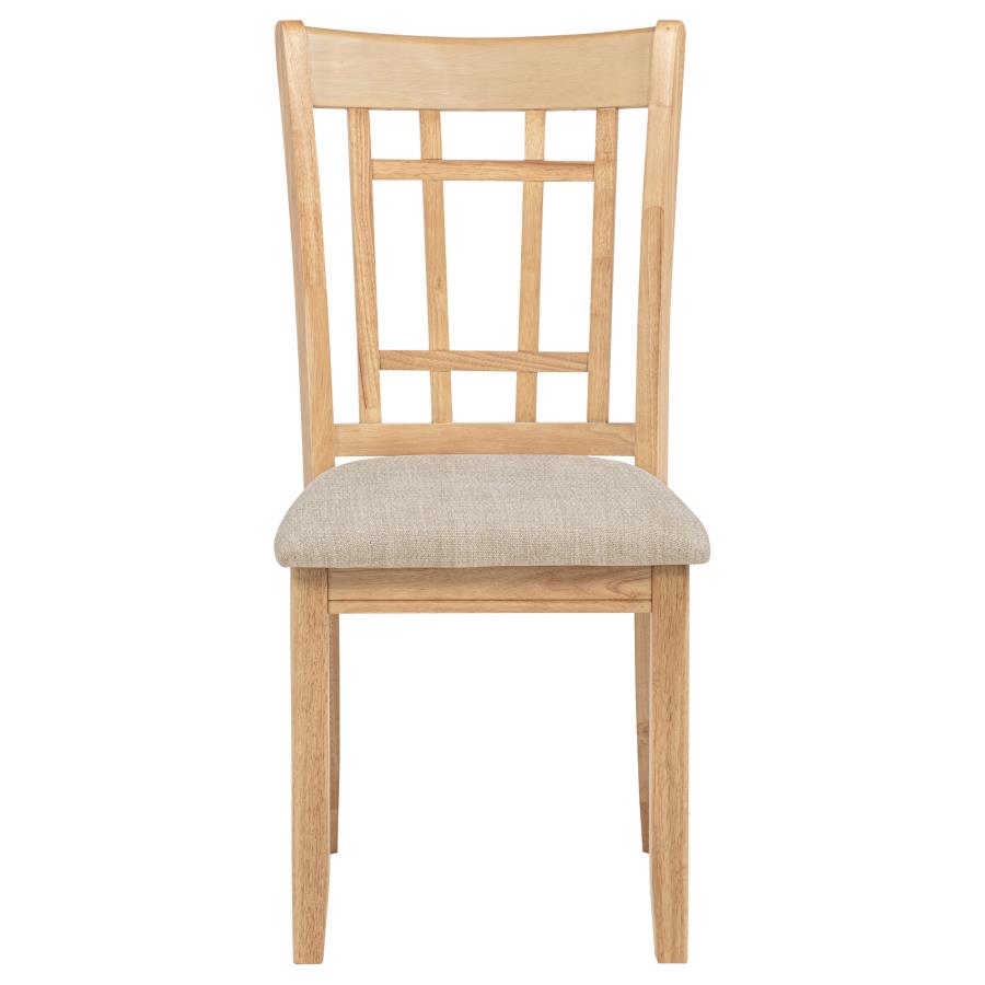 Lavon Wood Dining Side Chair Grey and Light Oak (Set of 2)