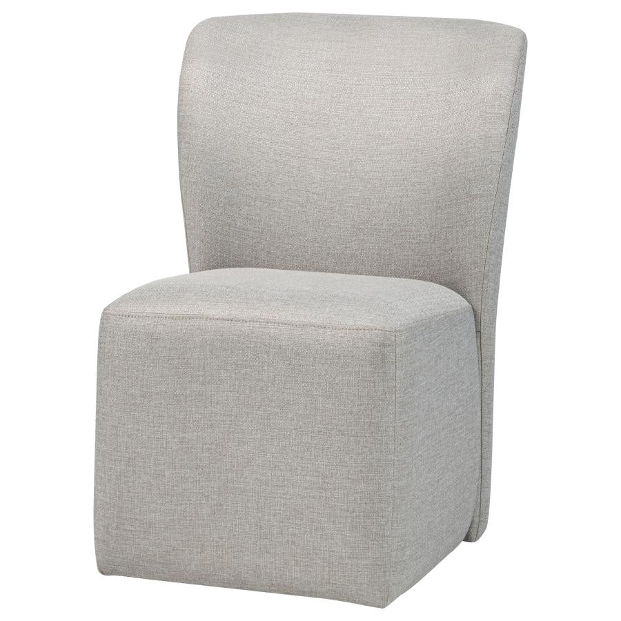 Jaelynn Upholstered Parsons Dining Side Chair Beige (Set of 2)