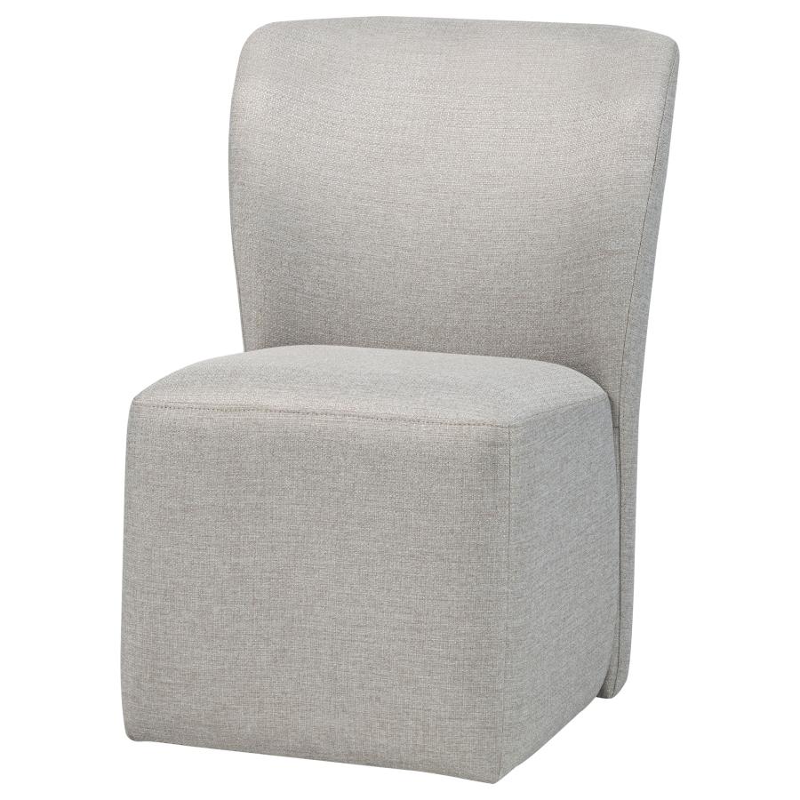 Jaelynn Upholstered Dining Side Chair Beige (Set of 2)