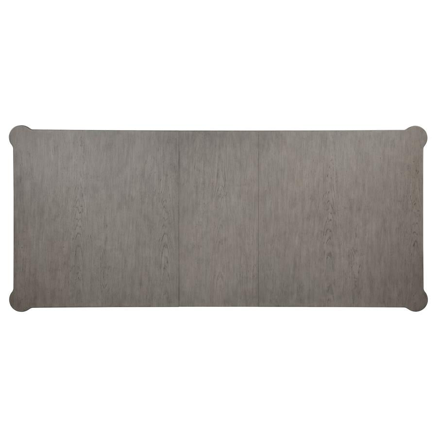 Cresswell 7-piece 104-inch Extension Dining Set Weathered Taupe