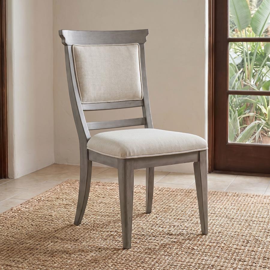 Cresswell Upholstered Dining Side Chair Tan (Set of 2)