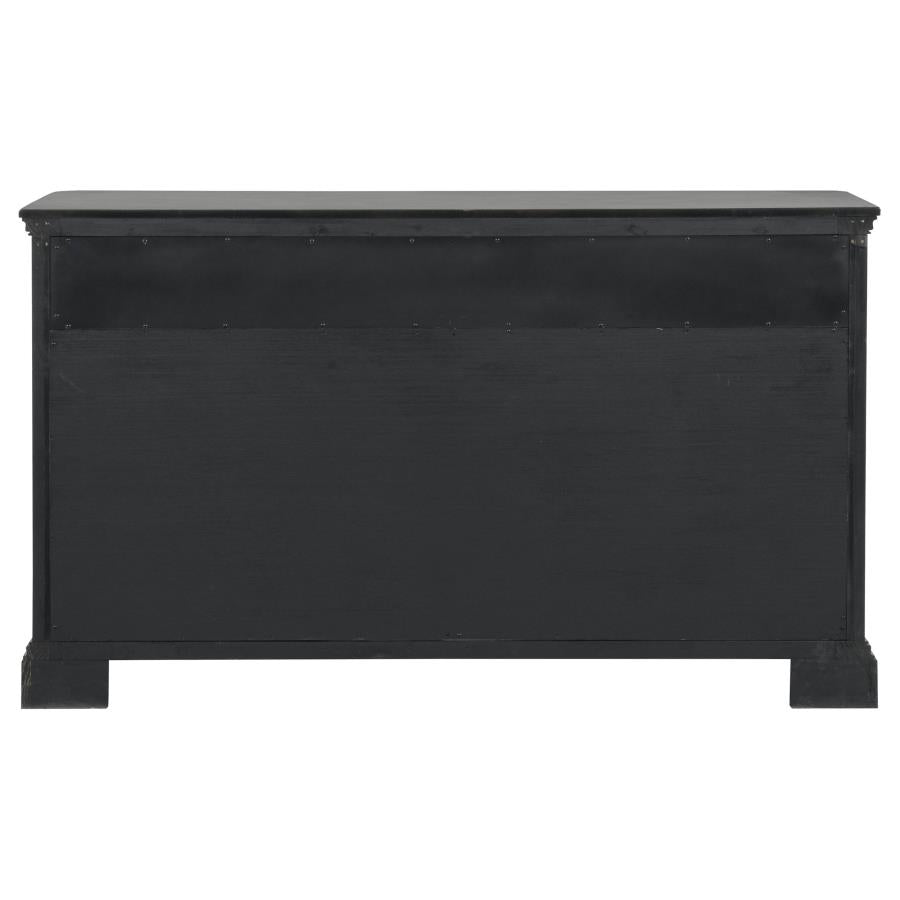 Cresswell 2-door 3-drawer Wine Storage Buffet Weathered Taupe