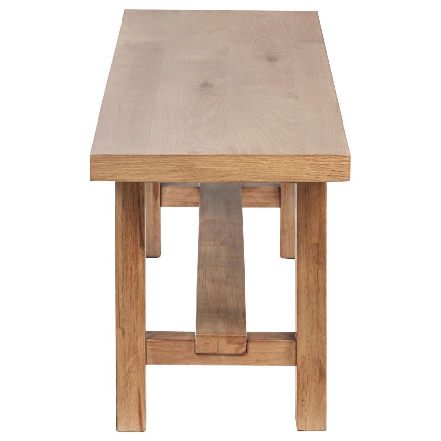 Middleton 6-piece Extension Leaf Dining Set Brown and Light Brown