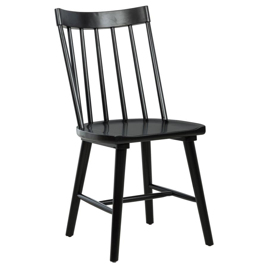 Middleton 7-piece 106-inch Extension Leaf Dining Set Brown and Black