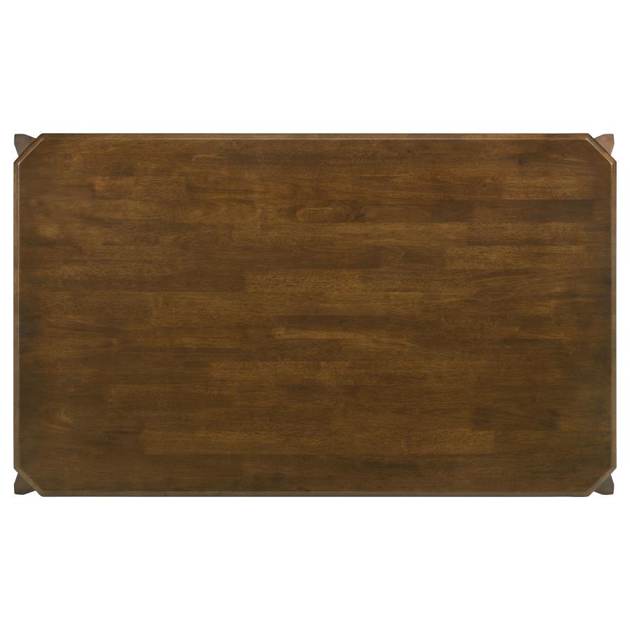 Almonte 5-piece 59-inch Rectangular Dining Set Dark Brown