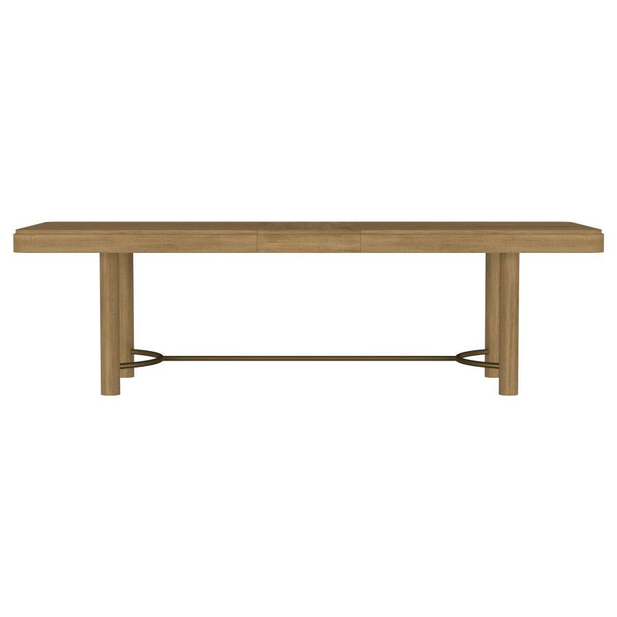 Arini 9-piece Extension Leaf Dining Table Set Sand Wash and Black