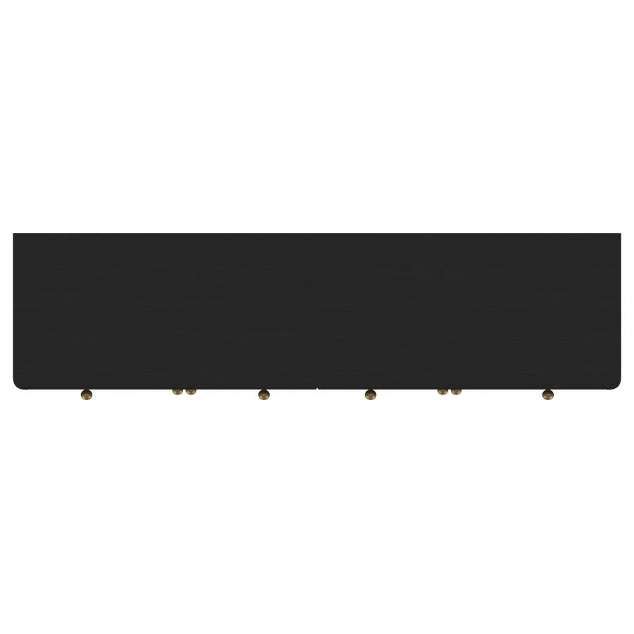 Arini 2-drawer Cane Door Dining Sideboard Server Black