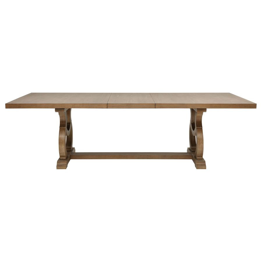 Brockway 7-piece Extension Leaf Dining Set Barley Brown