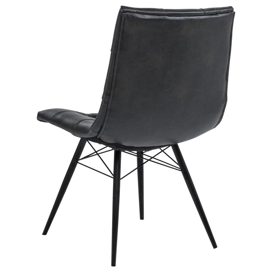 Aiken Upholstered Dining Side Chair Charcoal (Set of 4)