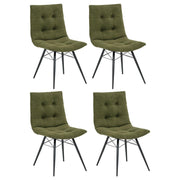 Aiken Fabric Upholstered Dining Side Chair Forest Green (Set of 4)