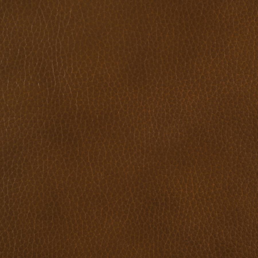 Vardon Genuine Leather Counter Height Chair Dark Brown (Set of 2)