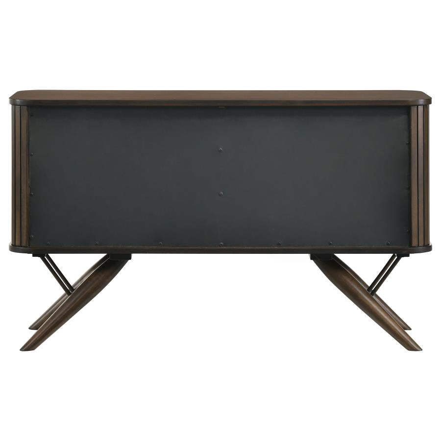 Wes 2-door Sideboard Buffet Storage Cabinet Dark Walnut