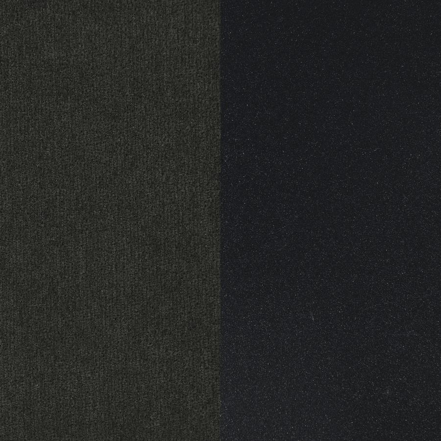 Emma Fabric Upholstered Dining Arm Chair Charcoal (Set of 2)
