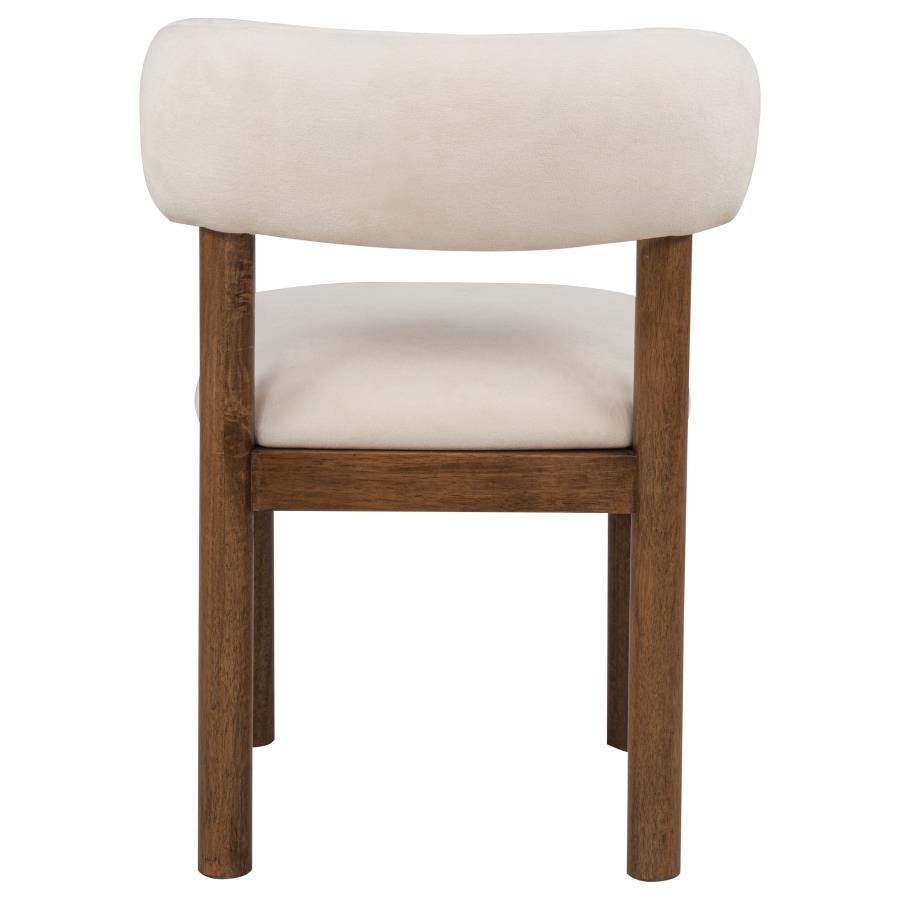 Faulkner Upholstered Dining Side Chair Cream (Set of 2)