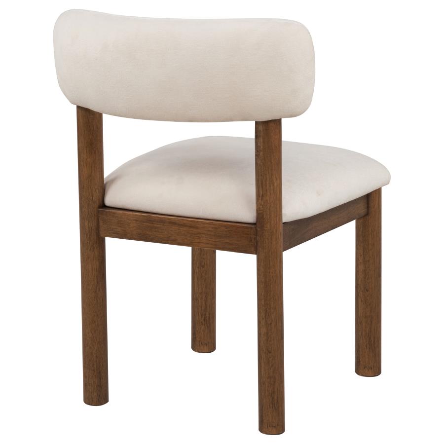 Faulkner Upholstered Dining Side Chair Cream (Set of 2)