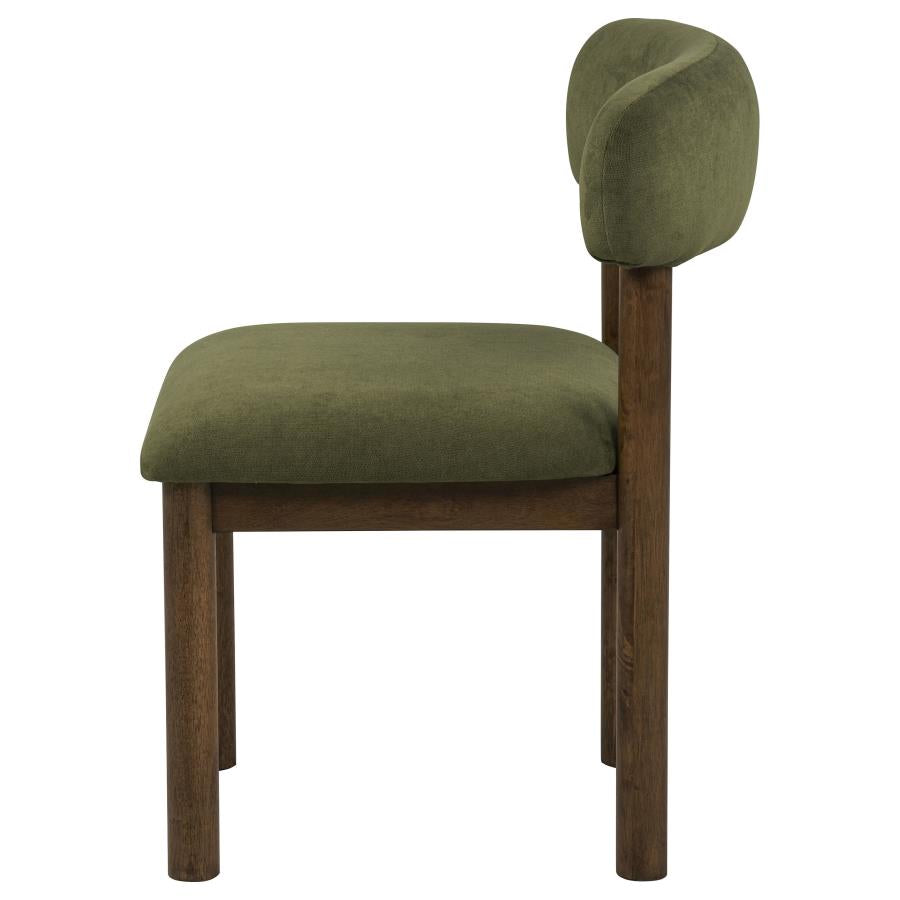 Faulkner Upholstered Dining Side Chair Moss Green (Set of 2)