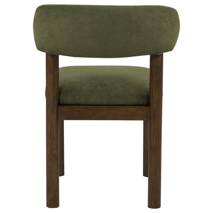 Faulkner Upholstered Dining Side Chair Moss Green (Set of 2)