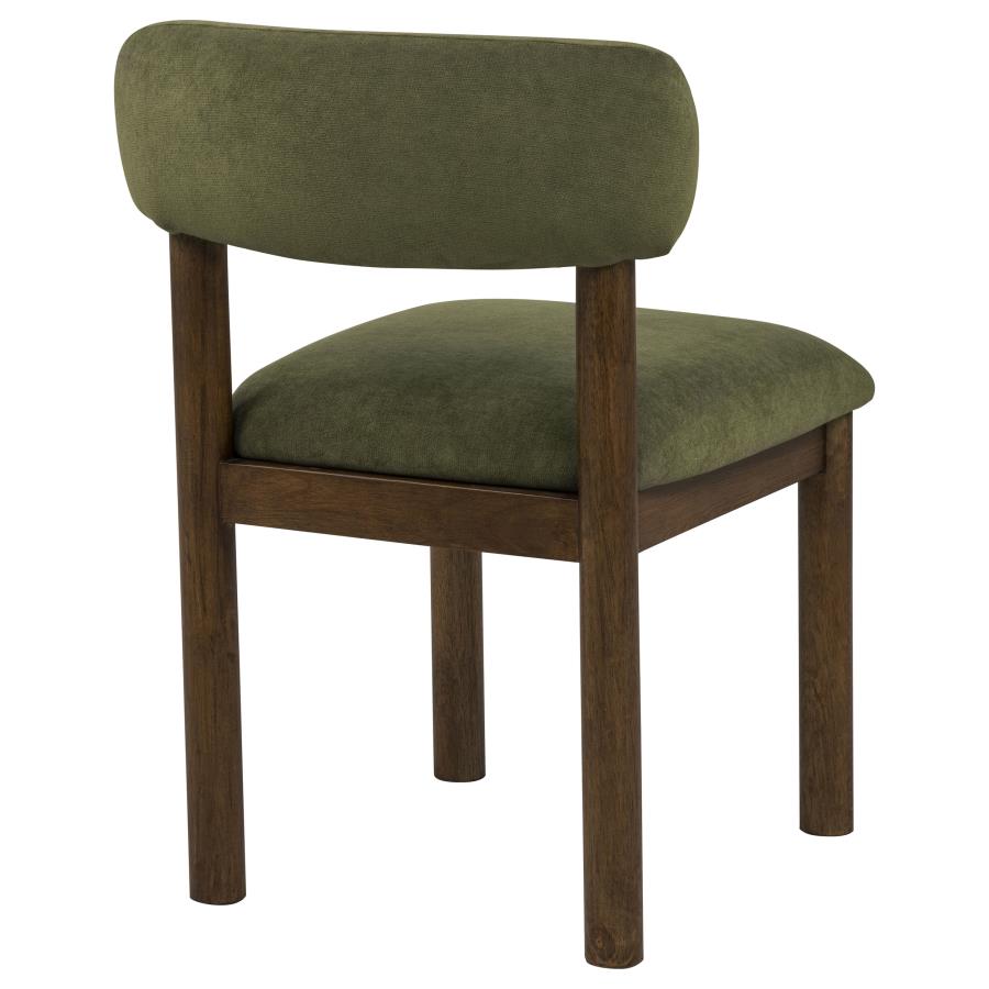 Faulkner Upholstered Dining Side Chair Moss Green (Set of 2)