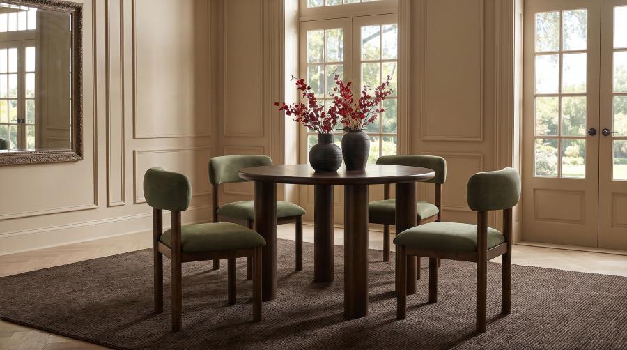 Faulkner Upholstered Dining Side Chair Moss Green (Set of 2)