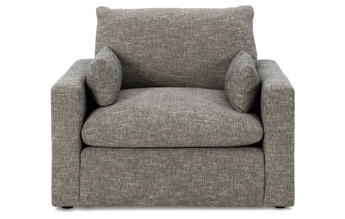 Dramatic Chair and Ottoman