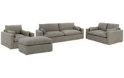 Dramatic Sofa, Loveseat, Chair and Ottoman