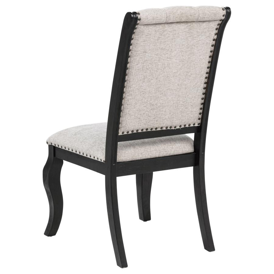 Phelps 7-piece Extension Dining Set Distressed Noir