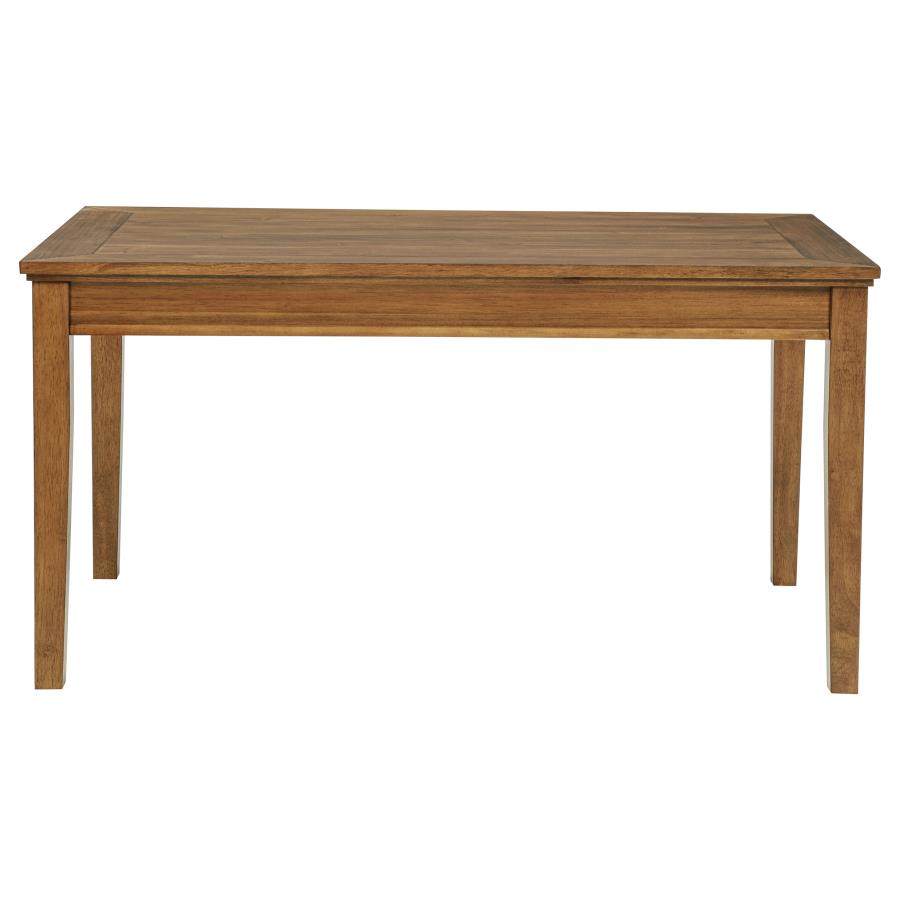 Atwood Rectangular Wood Dining Table Warm Brown